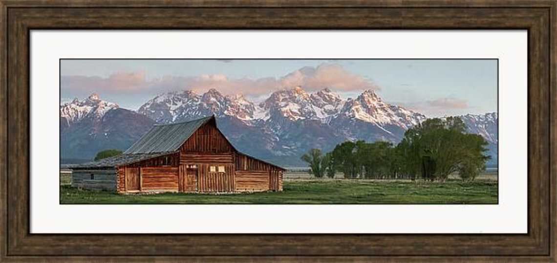 Moulton Barn framed print